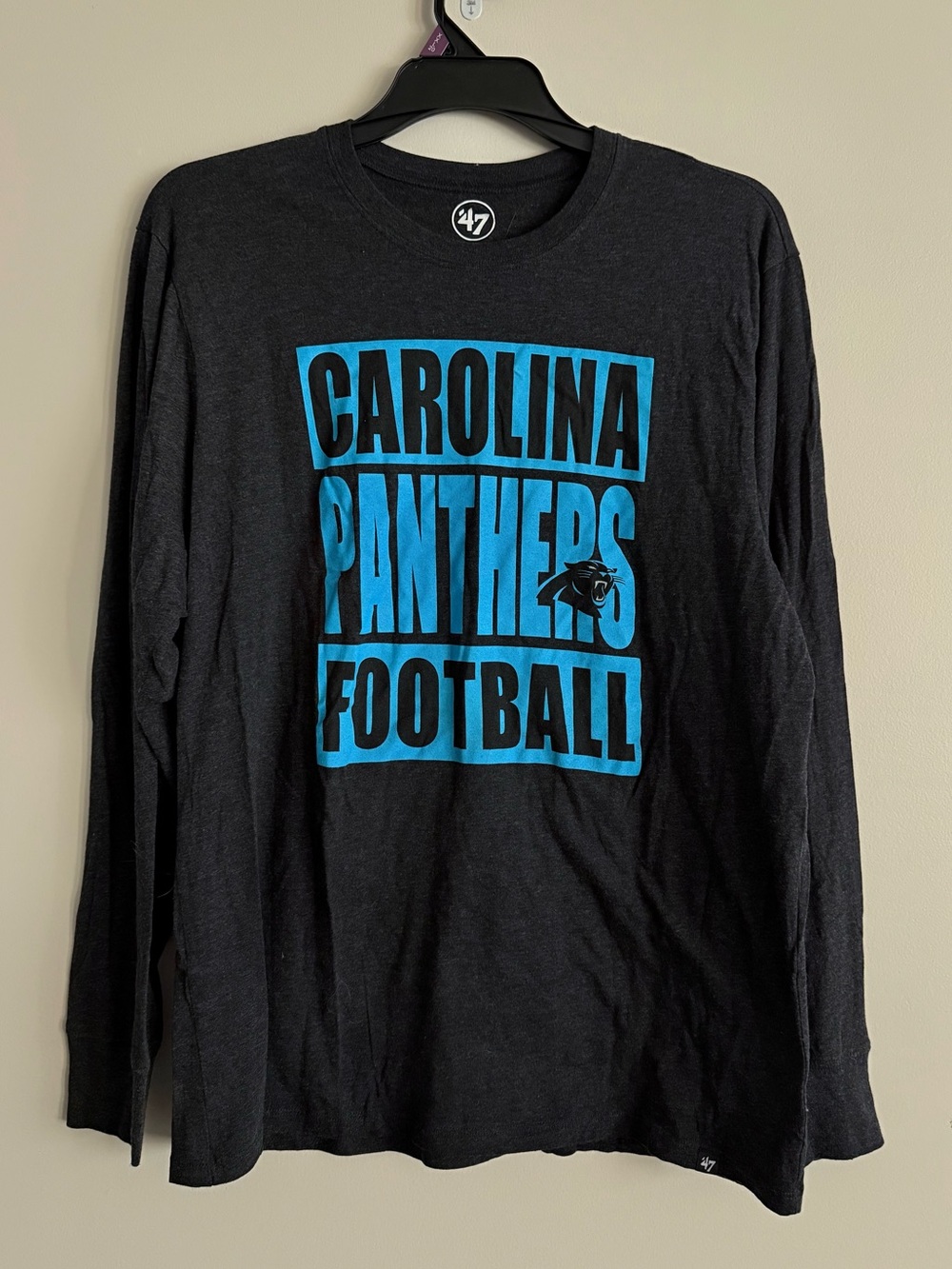 Carolina Panthers Black Long Sleeve